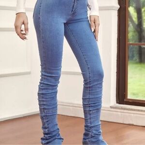 Classic Blue Skinny Jeans for Women